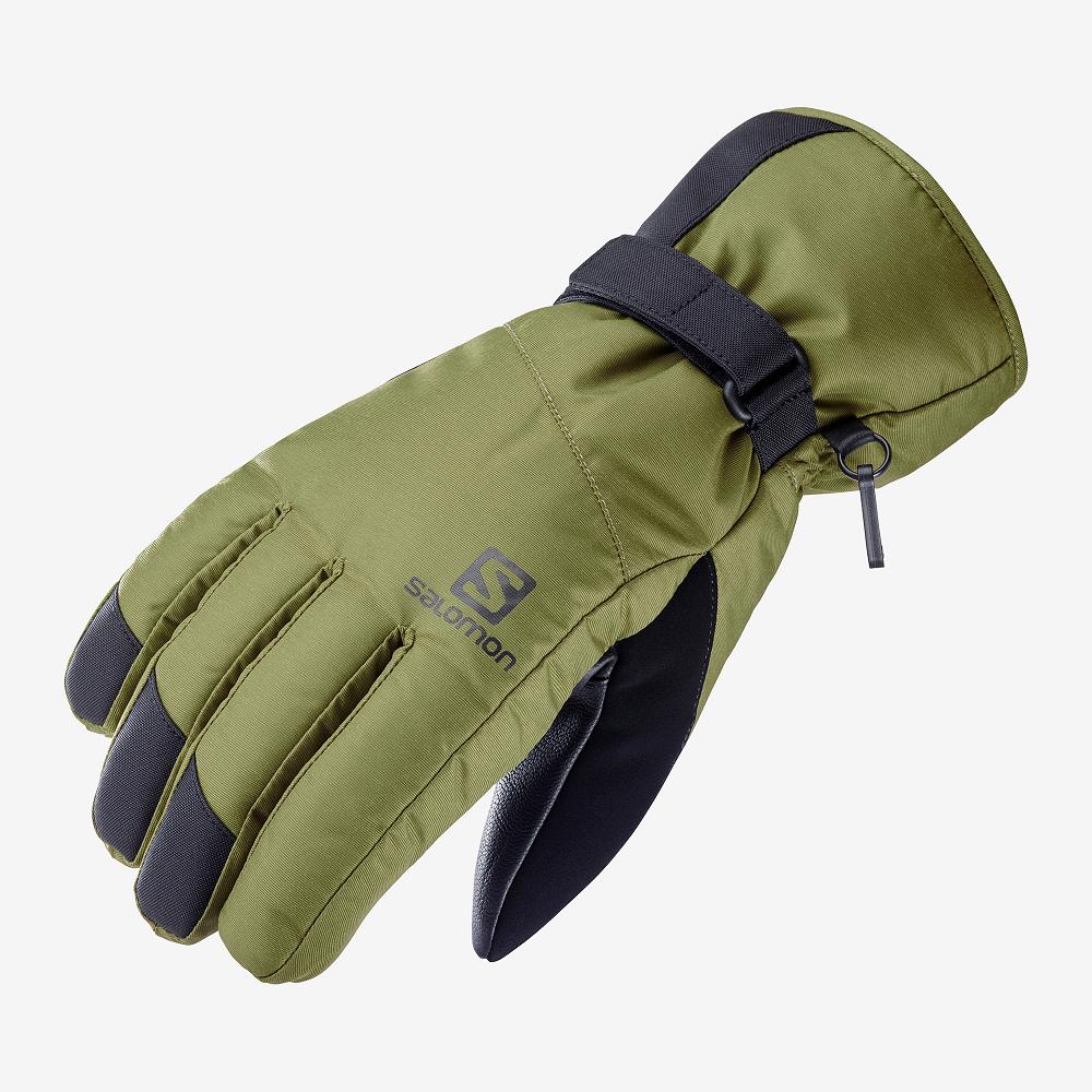 Guantes Salomon Hombre Verde - Salomon Argentina FORCE DRY M ,402738-QBP